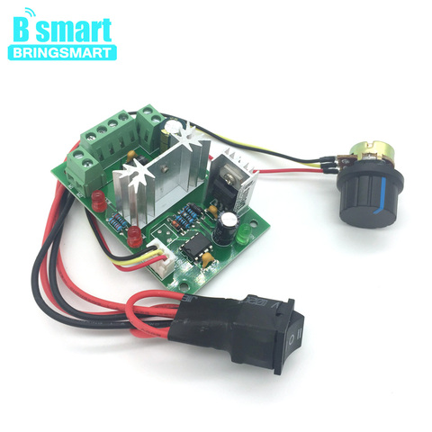 Bringsmart CCM6N PWM 12 V DC controlador de velocidad del Motor 6A 6 V-30 V interruptor de inversión positiva controladores de alto calidad Mini tamaño ► Foto 1/1