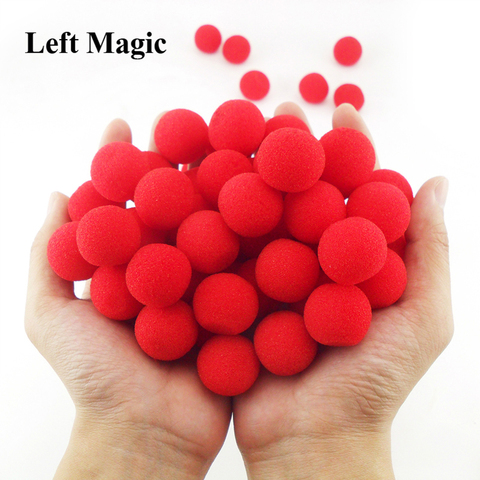 10 Uds. De pelota de esponja para dedos de 2,5 cm, trucos de magia, ilusión de mago clásica, tarjeta de primer plano para escenario, accesorios de magia E3132 ► Foto 1/6