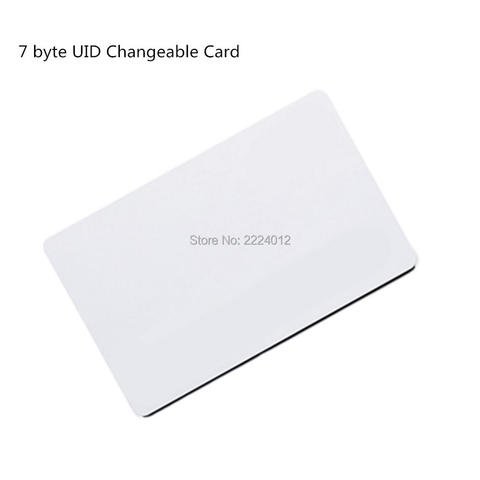 Tarjeta rfid NFC 13,56 Mhz MF S70 4K UID 0, bloque 7 bytes, reescritura cambiable, copia de clon de tarjeta mágica china ► Foto 1/1