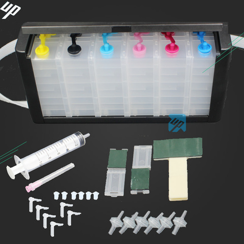 Kits de CISS de lujo, 6 colores con accesorios, sistema de tinta de tanque utilizado para impresora epson hp canon ► Foto 1/2