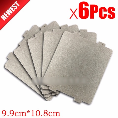 ¿6 uds 9,9 cm * 10,8 cmcm espaÃ a engrosamiento mica placas microondas planchas para hornos para Galanz Midea Panasonic LG etc.? Magnetrón tapa ► Foto 1/2