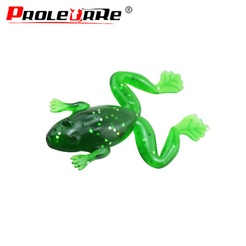 1 Uds rana de peluche atraer 50mm 3g Wobbler señuelo de pesca mar plantilla atraer gel de sílice Swimbait Isca Artificial trucha, Lucio bajo PR-256 ► Foto 1/4