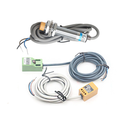 Interruptor de límite de 3 Uds., SN04-N de parada de emergencia láser co2, cnc enrutador, Sensor de acercamiento LJ12A3, cable NPN de proximidad inductivo ► Foto 1/5