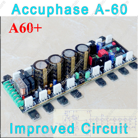 AL3 amplificador de A-60 ACCUPHASE mejorado para amplificador de Audio DIY, comentarios negativos de corriente CC, transistores de doble salida, 200W de salida ► Foto 1/1