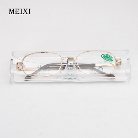 Full Metal marco Lentes de vidrio mujer hombre gafas de lectura Unisex de los hombres de las mujeres gafas + 1,0 1,5 2 2,5 3 3,5 4 4,5 5 5,5 6 ► Foto 1/5