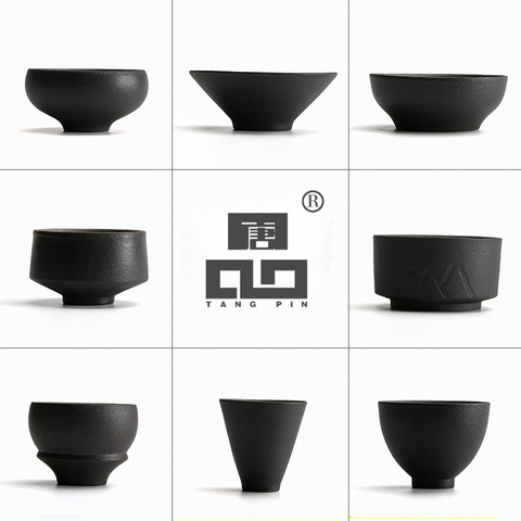 TANGPIN negro vajilla japonesa taza de té de cerámica para puer teacups porcelana china kung fu juegos de té ► Foto 1/5