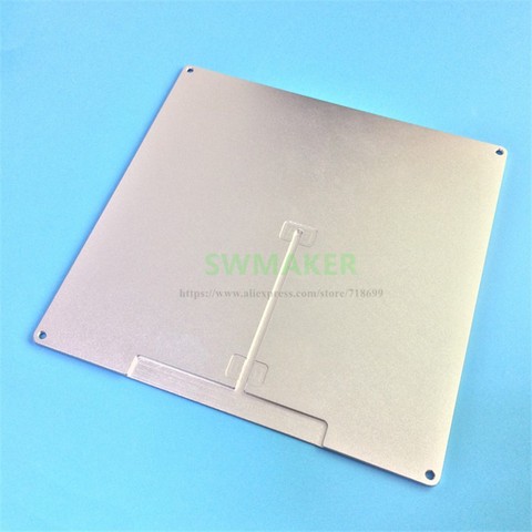SWMAKER Reprap Prusa i3 piezas de impresora 3D placa de construcción de aluminio anodizado placa de soporte 220x3mm para el tratamiento de oxidación de la cama climatizada ► Foto 1/1