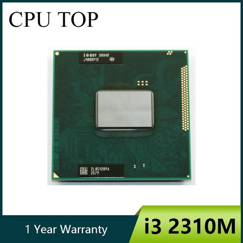 Intel Core i3 2310M 2,1 Ghz Dual Core portátil procesador SR04R hembra G2 i3-2310M CPU ► Foto 1/3