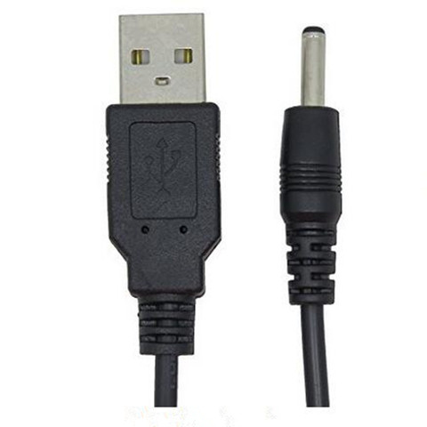 LBSC USB A DC 3,5mm/1,35mm 5 voltios DC conector de barril Cable de alimentación-1 M ► Foto 1/5