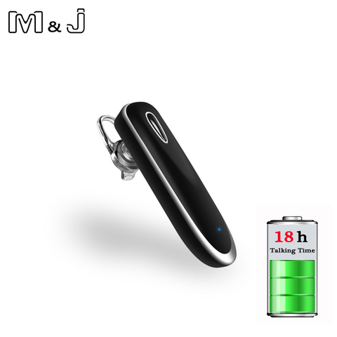 M & J F14 de negocios con Bluetooth auriculares inalámbricos manos libres estéreo con micrófono llamadas auriculares para Xiaomi Samsung iPhone ► Foto 1/6