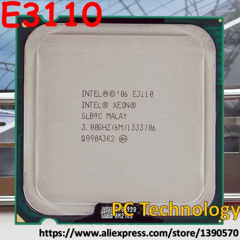 Original procesador Intel Xeon E3110 CPU 3,00 GHz 6 m 1333 MHz LGA775 enviar dentro de 1 día igual a E8400 ► Foto 1/4