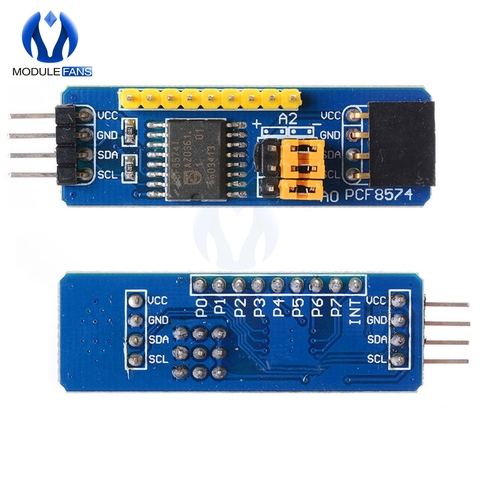 Placa de expansión PCF8574 I2C, interfaz de 8 bits IO MCU, expansor I2C, módulo de desarrollo de evaluación de Bus AVR STM8 C8051F ► Foto 1/4