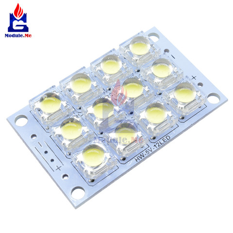 DC 3V-5V 12 V LED blanco Super brillante LED piraña Junta LED nocturno luces de la lámpara ► Foto 1/6