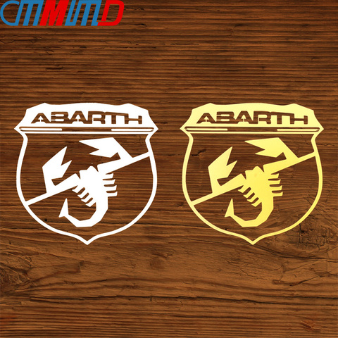 Estilo de coche 3D Metal Italia Abarth de escorpión níquel pegatinas de coche insignia emblema de la etiqueta engomada para Fiat Viaggio Abarth Punto 124, 125 ► Foto 1/6