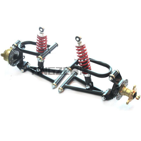 Go Kart Karting cuatro ruedas ATV suspensión delantera, amortiguadores Swingarms con brida de rueda sentado ► Foto 1/6