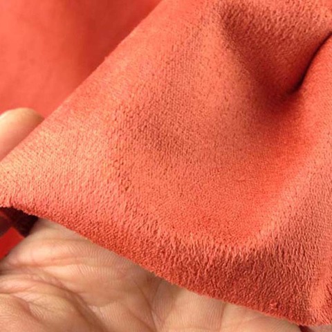 Vino rojo Diy fino suave de tela para muñeca juguete costura Patchwork sofá de tela de Material tejido de AZO libre prueba de Width150cm ► Foto 1/6