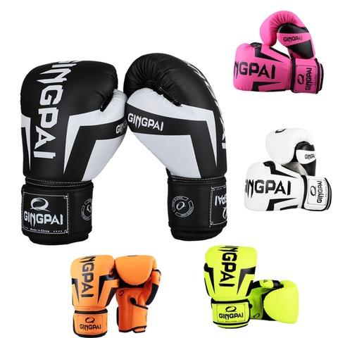 Niños profesional guantes de boxeo 6-8 oz niños combate libre Muay Thai guante niños guantes de boxeo para 5- 14 años niños niñas rojo azul ► Foto 1/6