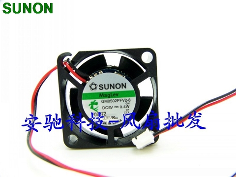 Para Sunon GM0502PFV2-8 2510 25mm 2,5 cm DC 5V 0,4 W 2 pequeño maglev ventilador ► Foto 1/3