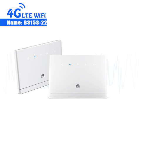 Desbloqueado HUAWEI B315 B315S-22 LTE CPE 150Mbps 4G LTE FDD TDD Gateway inalámbrico Wifi Router + 2 uds Antenns ► Foto 1/6