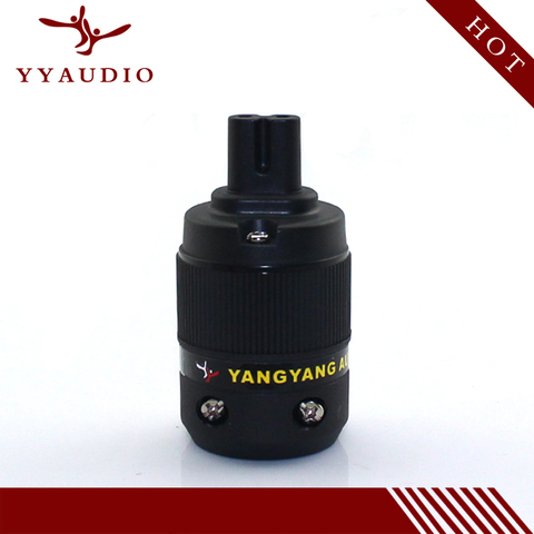 YYAUDIO YY-08G 24 K rodio chapado tipo 8 conector de alimentación IEC ► Foto 1/5