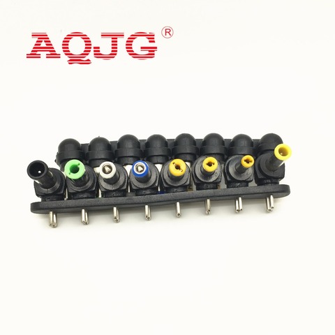 8 unids/set Universal DC AC 2 Pin cargador de enchufe de Punta adaptador de corriente portátil de 5,5*3,0*5,5*2,1 ► Foto 1/4