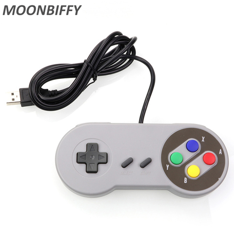 Controlador USB Joystick Gamepad para Nintendo SNES Game pad para Windows PC para MAC Control Joystick ► Foto 1/1