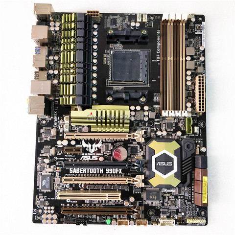 Para Asus SABERTOOTH 990FX placa base de escritorio 990FX Socket AM3 AM3 + DDR3 Original placa base usada ► Foto 1/1