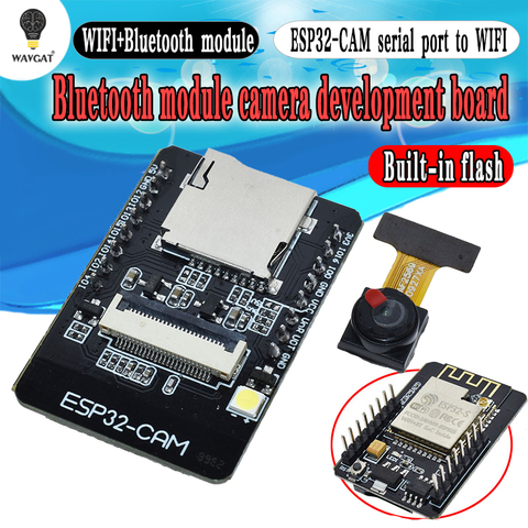 ESP32-CAM ESP-32S módulo WiFi ESP32 serie WiFi ESP32 CAM Placa de desarrollo 5V Bluetooth con OV2640 módulo de cámara ► Foto 1/6