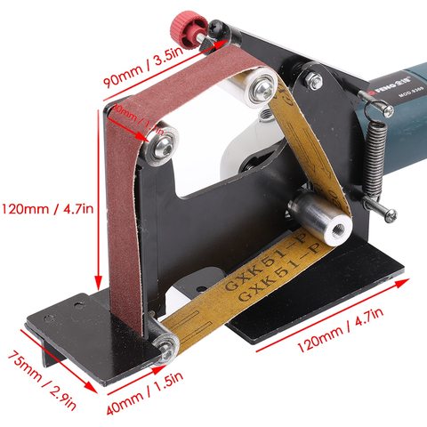 Amoladora angular eléctrica, adaptador de correa de lijado para 100 115 125, accesorios de máquina de lijado, pulidora ► Foto 1/6