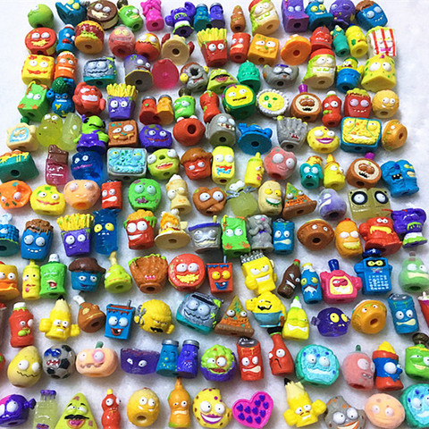 100 unids/lote figuras de acción de Anime de dibujos animados populares juguetes HOT Garbage alce The Grossery Gang modelo de muñecas de juguete niños regalo de Navidad ► Foto 1/6