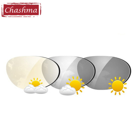 Chashma cromáticas-lentes fotocromáticas para ojos, Anti UV reflectantes, antiarañazos, con índice 1,61, color gris y marrón ► Foto 1/1