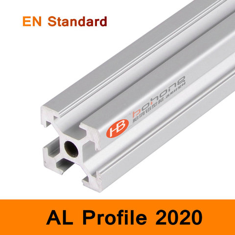 Perfil de aluminio 2022 V ranura al en estándar DIY Mesa soporte titular metal 3D impresora anodizado linear rail ox cnc ► Foto 1/1