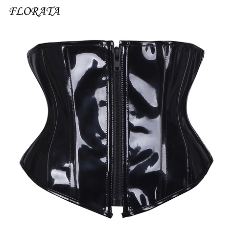 Mujeres adelgazamiento y corsés Bustiers Sexy de lencería formador cuerpo negro cintura entrenador Steampunk corsé caliente Top Underbust ► Foto 1/6