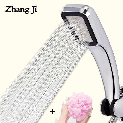 Zhang Ji caliente baño ducha de alta presión 300 agujeros con cromo Square lluvia asidero ahorro de agua rociador de Ducha ► Foto 1/6