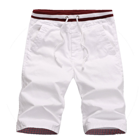 ¡Novedad de 2022! Pantalones cortos de algodón para hombre, pantalones cortos ajustados de playa, Bermudas, pantalones S-4XL para hombre CYG192 ► Foto 1/6