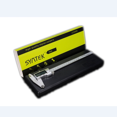 Calibrador Vernier electrónico Digital de Metal de 200mm, regla para carpintería LCD grande de 8 