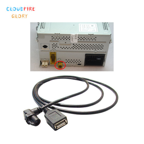 CloudFireGlory RCD510 3AD035190 Rcd510 USB arnés adaptador de Cable con interfaz USB para VW Polo Jetta Passat Tiguan ► Foto 1/2