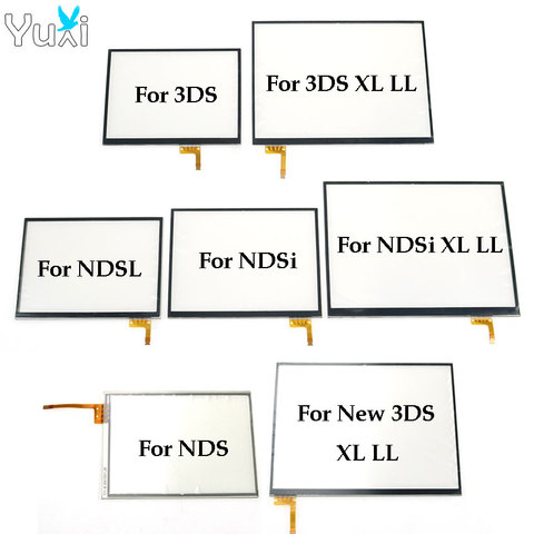 YuXi reemplazo de la pantalla táctil Pantalla de Panel de vidrio digitalizador para Nintendo DS Lite NDSL NDSi nuevo 3DS XL le consola ► Foto 1/5