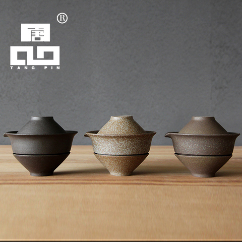 Tetera de cerámica japonesa TANGPIN gaiwan taza de té para puer juego de té japonés ► Foto 1/5