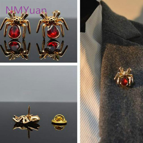 2017 Fangzuan Multicolor moda Simple pequeños insectos araña broche joyería/broche de moda personalizado ► Foto 1/3
