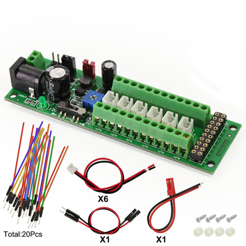 Placa de distribución de energía PCB012, autoadaptable, distribuidor de energía HO N O LED, farola, Hub DC AC, Control de potencia de tren de voltaje ► Foto 1/6