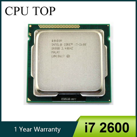 Intel i7 2600 CPU procesador Quad-Core de 3,4 GHz Socket LGA1155 ► Foto 1/2