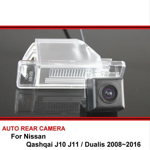 Para Nissan Qashqai J10 J11 Dualis 2008 ~ 2016 trasera visión nocturna vista trasera cámara de marcha atrás para coche CCD HD ► Foto 1/4