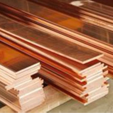 Tira de cobre de pureza del 99%, placa de barra de cobre de Metal, T2 Cu, 2x10x250mm, bricolaje, CNC, 1 ud. ► Foto 1/3