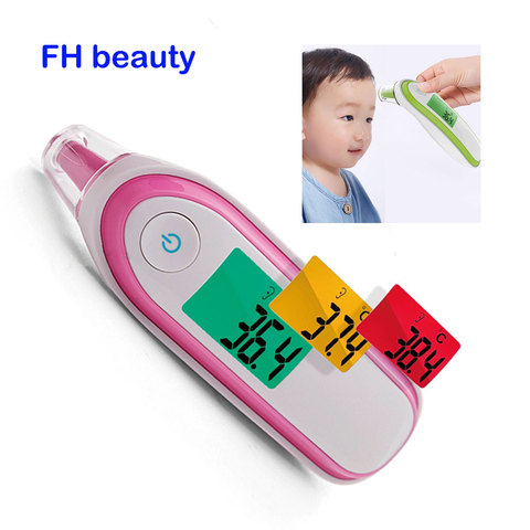 Termómetro Digital infrarrojo para el hogar, medidor de temperatura corporal LCD para bebés y adultos ► Foto 1/6