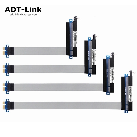 1 Uds. 1X a 16X PCIe Flexible extensión plana FFC PCI Express 1 a 16 X tarjeta de expansión de adaptador de extensión PCI-E Cable PCI-E nuevo ► Foto 1/6