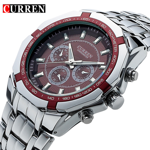 Reloj de lujo de marca superior, reloj de pulsera militar deportivo de cuarzo, reloj de pulsera resistente al agua de acero para hombre, reloj Masculino ► Foto 1/6