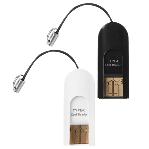 Adaptador de lector de tarjeta de memoria, USB tipo C A USB 2,0 tipo A Micro SD TF ► Foto 1/6