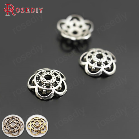 (26927) 100 piezas 10mm plata y bronce antiguo Aleación de Zinc para los casquillos redondos de los granos Diy accesorios resultados de joyería al por mayor ► Foto 1/6