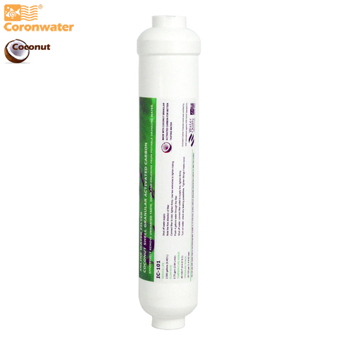 Coronwater en línea RO GAC Posfilter cáscara de coco activado IC-101 de filtro de agua de carbono ► Foto 1/3